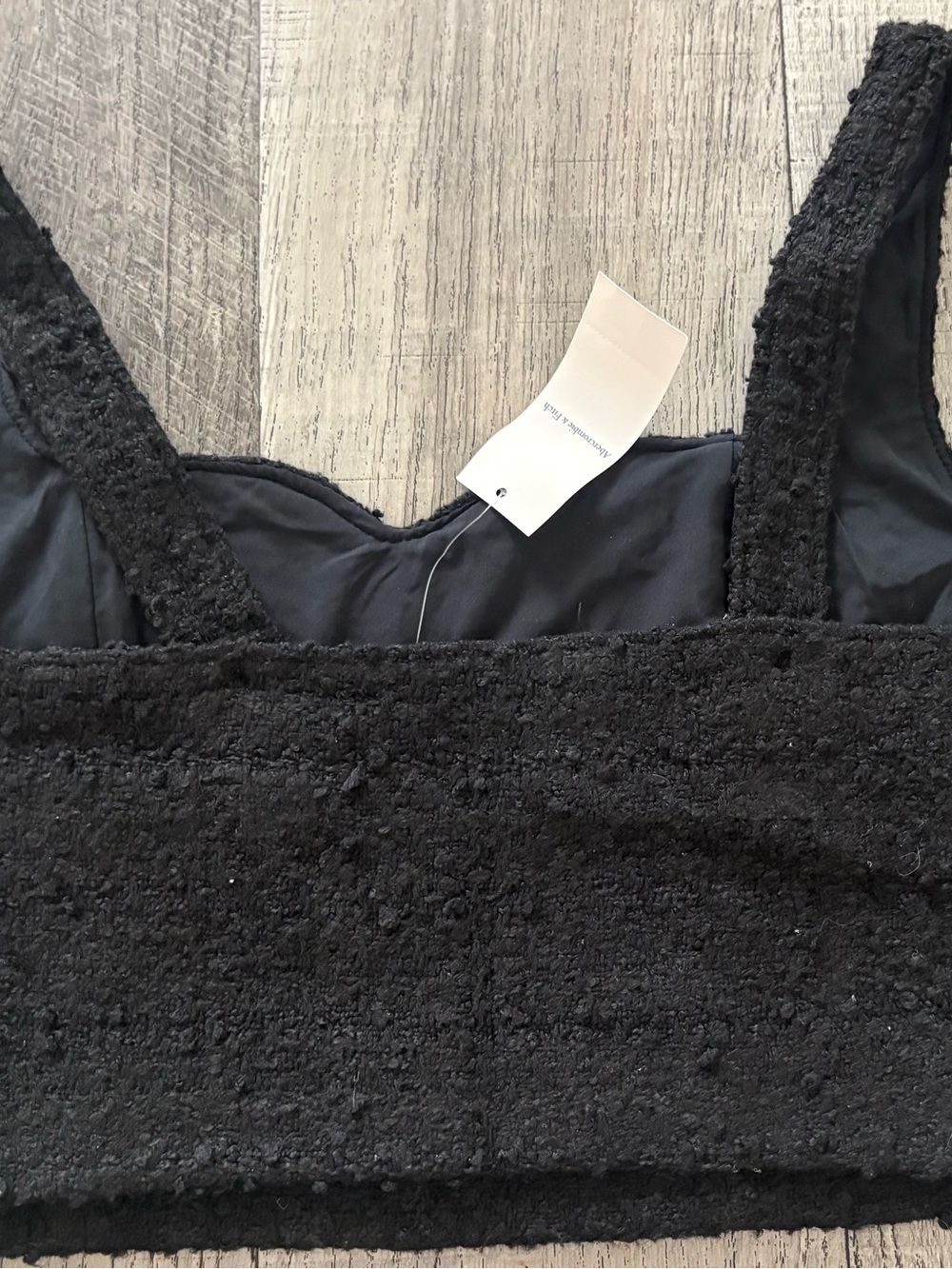 Abercrombie & Fitch Black Textured Two-Piece Skirt Set - Picture 5 of 6